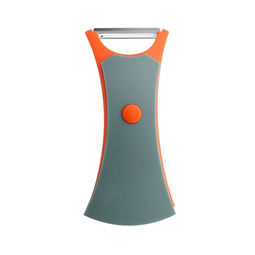 2 In1 Stainless Steel Multi-Function Potato Peeler Fruit Vegetable Chopper Mini Spud Slicer Grater Shredder Dual-Purpose Peeler